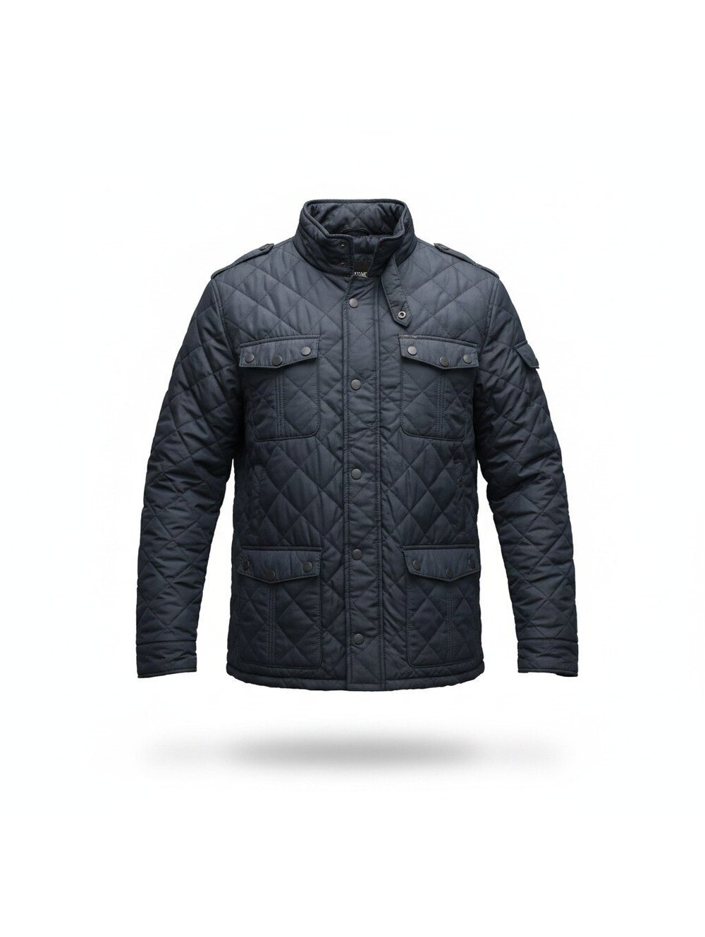 Zoo York Men's Black Diamond Quilted Field Jacket M65 Skate Streetwear Size M